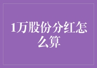 1万股份分红到底怎么算？新手必看！