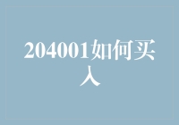 204001如何买入——让你的钱包迅速鼓起来的指南