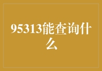 95313能查询什么？——探究中国移动客户服务热线的广泛功能