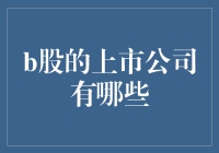 B股那些事儿：梦幻股市里的神秘动物在哪里？