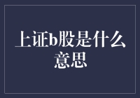 上证B股：中国资本市场的一抹独特亮色