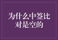 中了签，口袋却空空如也？揭秘背后的原因！