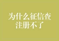 为什么征信查询平台注册失败？探究背后的原因及解决办法