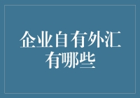 企业自有外汇有哪些？带你笑看国际账本的秘密