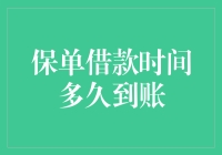 保单借款到账时间，比快递还快？别逗了，这可是你的命根子！