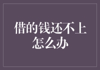 亲，借的钱还不上怎么办？别着急，这里有几种搞笑解决方案！