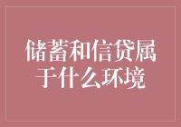 储蓄与信贷：金融环境下的共生效应