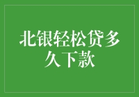 北银轻松贷多久下款：贷款审批的流程与影响因素解析