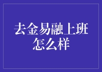 去金易融上班：一场与金融数据共舞的职业体验