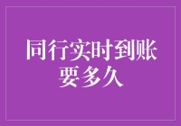 探讨同行实时到账时间：从理论到实践的全方位解析