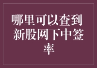 新股网下中签率查询渠道及方法