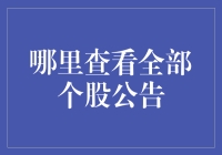 A股个股公告查询指南：全面解析与便捷途径