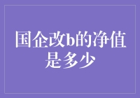 国企改革：净值不是问题，重要的是改b到底有多值？