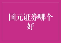 国元证券：稳健前行的金融先锋