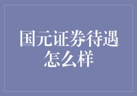 国元证券待遇怎么样：全面解析薪酬福利体系与职业发展机会