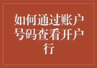 如何通过账户号码查看开户行：深入探究账户号码背后的信息