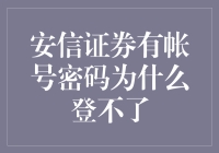 安信证券登录失败：账号密码无误，却无法登上的疑云解析