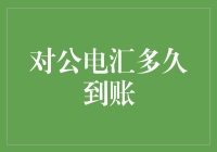 对公电汇？等得花儿都谢了！多久能到账啊？