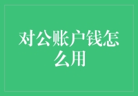 对公账户资金使用规范与策略探讨