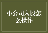 小公司入股操作指南：策略与步骤解析