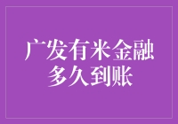 广发有米金融到账速度大揭秘：粮食变金钱，究竟需要多久？