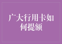 广大行用卡如何提额：策略技巧与注意事项