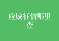 揭秘应城征信查询技巧