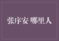 张序安是谁？——探秘中国财经界的风云人物