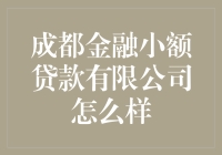 成都金融小额贷款公司到底怎么样？新手必看！