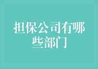 担保公司及其内部部门：构建稳健融资桥梁