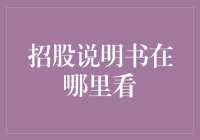 招股说明书：投资者获取关键信息的宝典