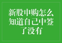 如何查询新股申购中签结果：一份详尽指南