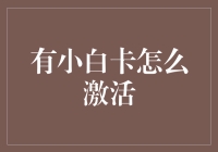 解读小白卡激活全过程：从申请到使用的一站式指南