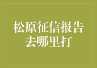 松原市个人征信报告查询途径详解