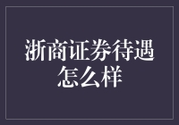 浙商证券待遇解析：专业视野下的全面观察