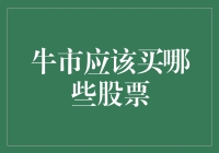 牛市来了，请问买哪些股票能让你的钞能力爆表？