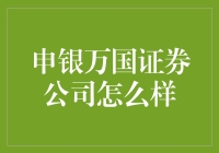 申银万国证券公司：引领金融创新的典范