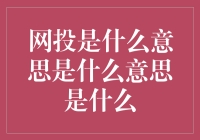 网投是什么意思是什么意思是什么