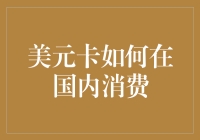 美元卡在国内消费需知：跨境支付的便捷与挑战