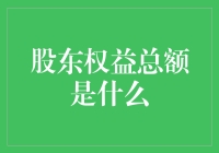 在股东会议上，我学会了股东权益总额是什么