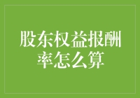 股东权益报酬率怎么算？解读财务指标的关键所在