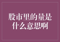 股市里的量是什么意思：深刻理解成交量的重要性