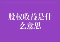 股权收益：企业价值与股东权益的动态平衡