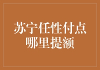 苏宁任性付点哪里提额？一招教你轻松提升额度！