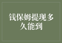 钱保姆提现多久能到？我的钱到底在哪里睡觉？