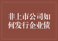 非上市公司如何发行企业债：策略与步骤