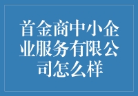 首金商中小企业服务有限公司：助力企业稳健前行的金融顾问