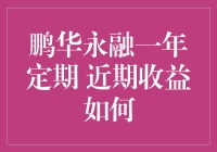 鹏华永融一年定期：近期收益如何？我给它做了一次体检