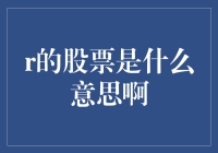 股市中的R股：多元化投资渠道的新兴力量